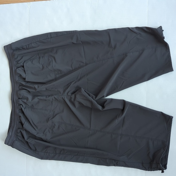 Style & Co. Woman Sport Athletic Capri Pants 3X Gray Pockets Toggle - Picture 9 of 15